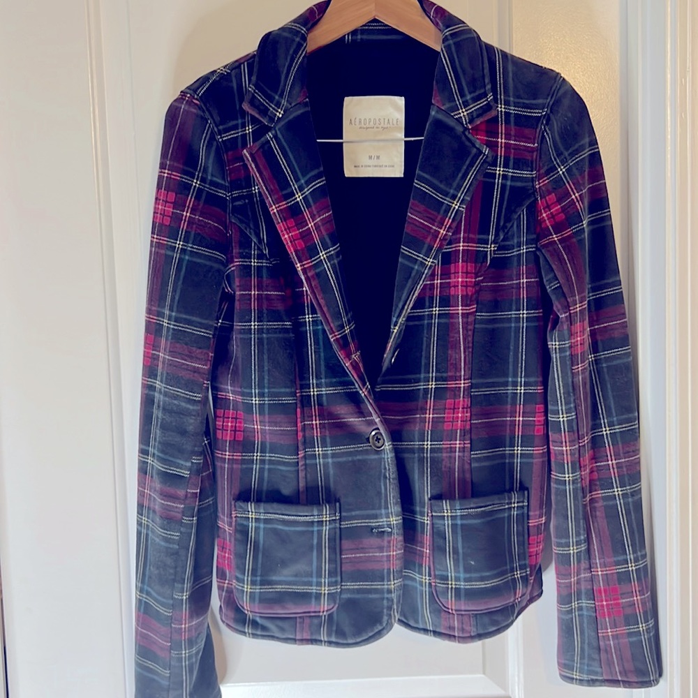 Plaid blazer